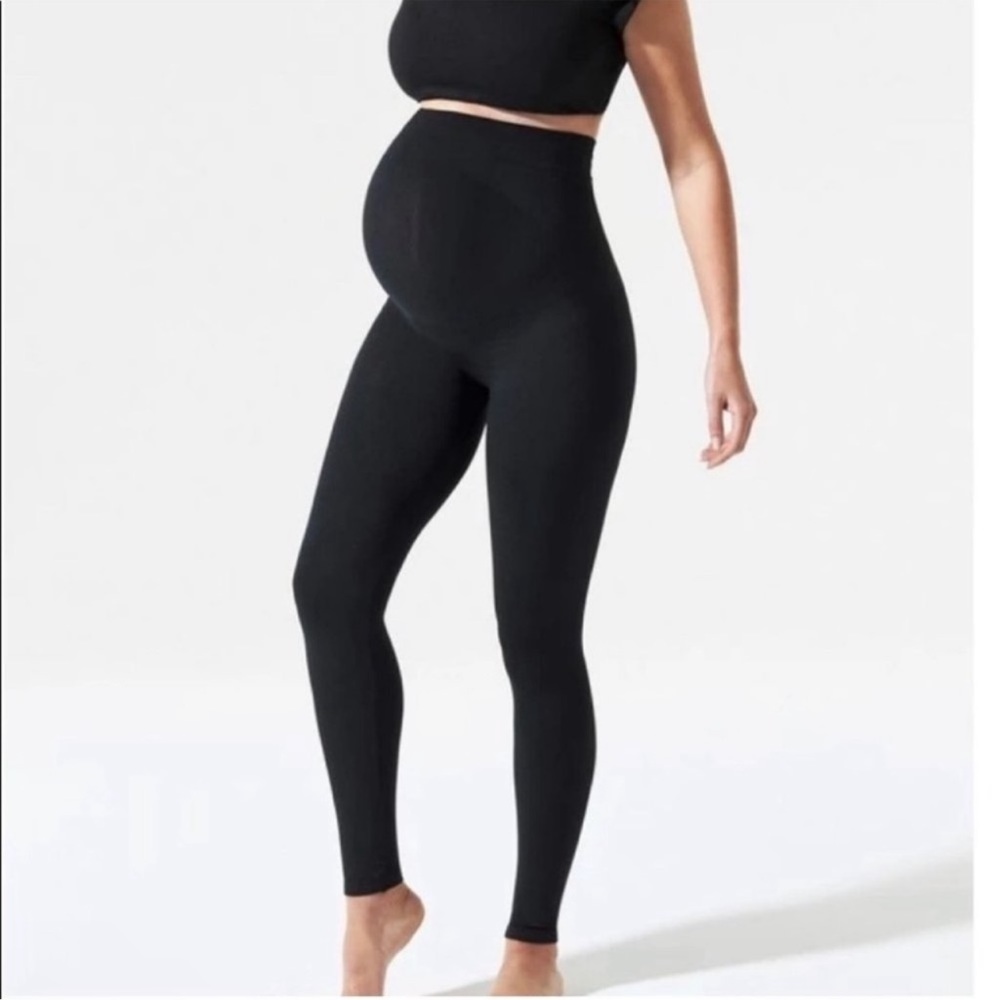 BLANQI Everyday Maternity Belly Support High Waisted
Leggings GREY Size Medium